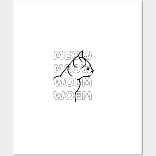 Cat lover merch Posters and Art